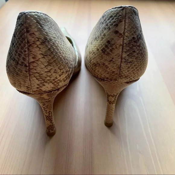 Rampage Snake Print Pointed Heels - Picture 4 of 10